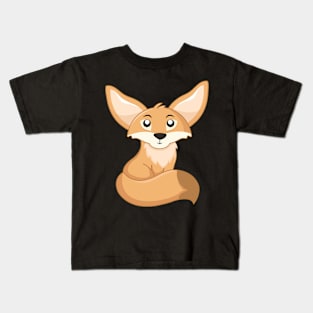 Fennec Fox Cute Adorable Animal Wild Foxes Kids T-Shirt